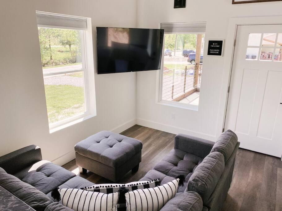 Ferienwohnung Modern Smoky Mountain Tiny House Pigeon Forge Exterior foto