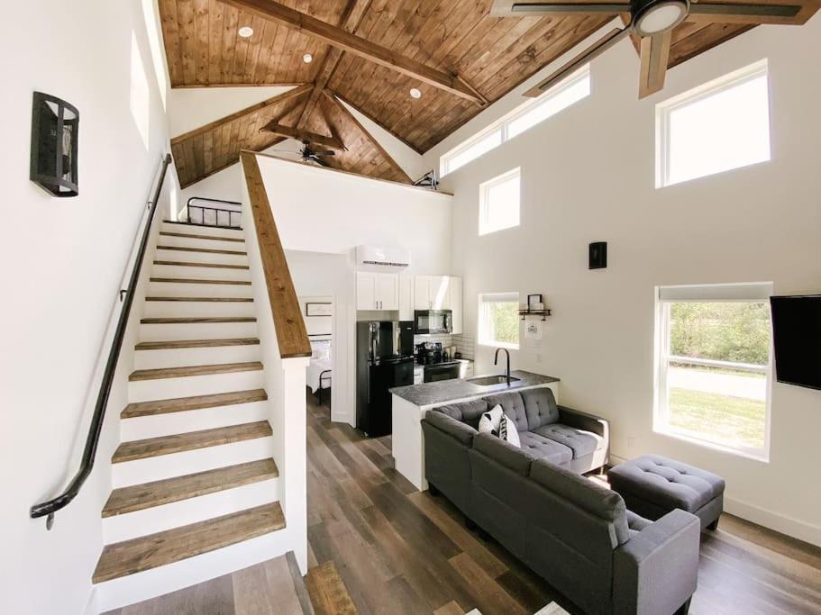 Ferienwohnung Modern Smoky Mountain Tiny House Pigeon Forge Exterior foto