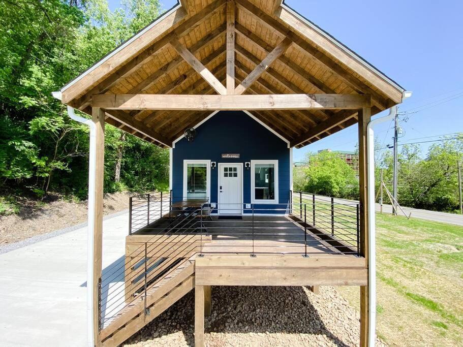 Ferienwohnung Modern Smoky Mountain Tiny House Pigeon Forge Exterior foto